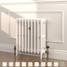 CI-RC660-WHT-TH - Richmond White 4 Column Victorian Cast Iron Radiator H660mm x W1146mm CI-RC660-WHT-TH - Richmond White 4 Column Victorian Cast Iron Radiator H660mm x W1146mm